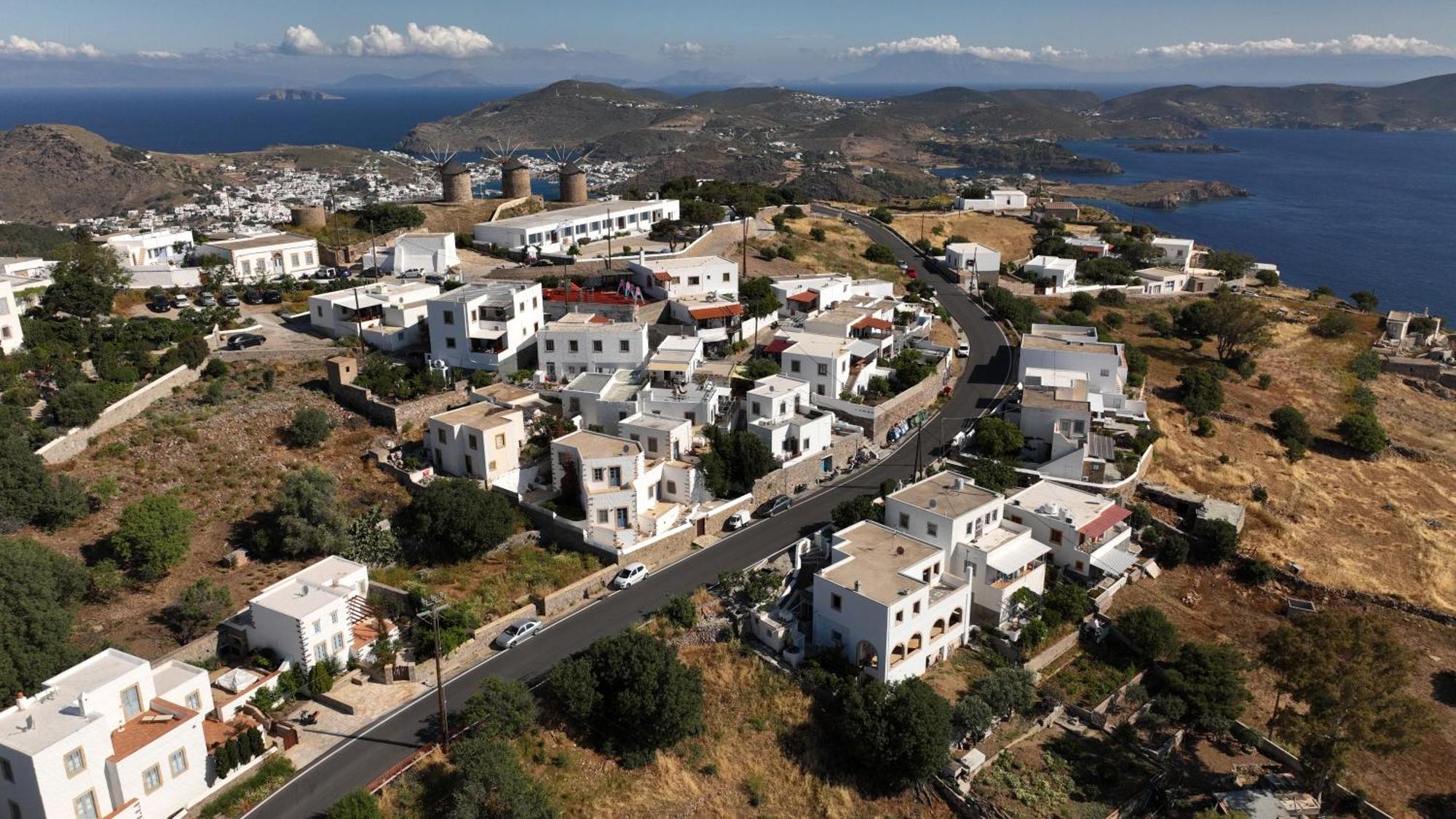 Villa Manos House In Chora Pátmos Esterno foto