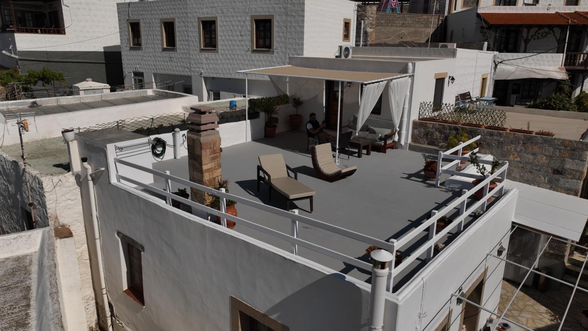 Villa Manos House In Chora Pátmos Esterno foto